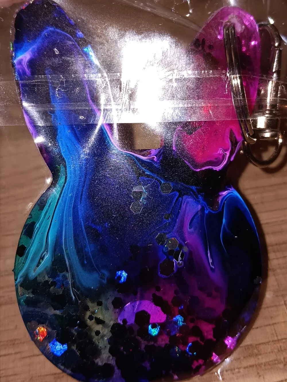 Bad Bunny Keychain - Picture 2 of 4